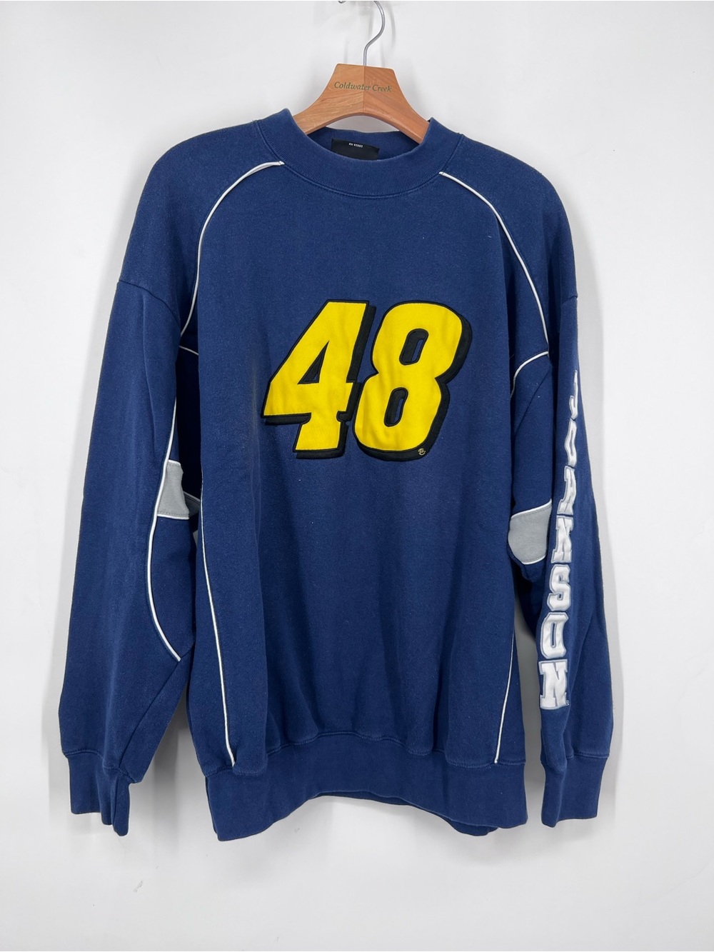 Vintage Chase Authentics NASCAR Jimmie Johnson 48 Racing Sweatshirt Large